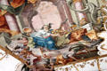 Ceiling painting representing geographic & mathematical sciences in Goldener Saal at Academy for teacher training. Dillingen, Germany.