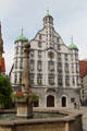 Memmingen Rathaus. Memmingen, Germany.