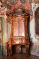 Baroque carved cabinet at Kempten Residenz. Kempten, Germany.