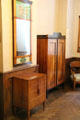 German Biedermier-style cabinets at Lindau Municipal Museum. Lindau im Bodensee, Germany.
