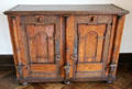 Inlaid carved cabinet at Ulmer Museum. Ulm, Germany.