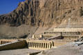Great Temple of Deir el-Bahri commemorates Queen Hatshepsut in Thebes. Egypt.