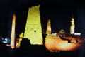 Temple of Karnak at night. Egypt.