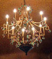 Chandelier at Casa Batlló. Barcelona, Spain.