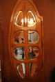Mirrored door at Casa Batlló. Barcelona, Spain.