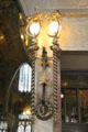 Reception hall wall sconces at Palau Güell. Barcelona, Spain.