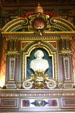 Bust over fireplace in Chateau decorated by Il Primaticcio. Ancy-la-Franc, France.