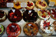 Array of cakes. Metz, France.