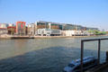 Buildings along Quai d'Austerlitz on River Seine. Paris, France.
