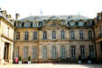 Courtyard of Palace of Rohan museum. Strasbourg, France.
