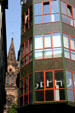 Modern building on rue des Grandes Arcades. Strasbourg, France.