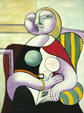 The Reader by Pablo Picasso in Musée Picasso. Paris, France.