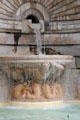 Fountain at Basilica of Sacred Heart on Montmartre. Paris, France.