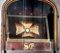 Relic of St Eustache at St Eustache Les Halles. Paris, France.