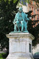 Benjamin Franklin monument by John J. Boyle near Place du Trocadéro. Paris, France.