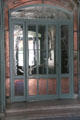 Entrance door at Castel Béranger Hector Guimard. Paris, France