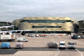 Terminal with multilayer of curves at Charles-de-Gaulle Airport. Paris, France