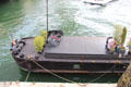 Bicycle parking on houseboat on Seine. Paris, France.