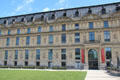 Entrance of Louvre housing Musée des Arts décoratifs. Paris, France.