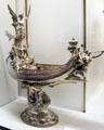 Silver Nef for opening of Suez Canal by Fannière Brothers of Paris at Museum of Decorative Arts. Paris, France.