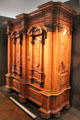 Germanic armoire with 7 columns from Strasbourg, Alsace at Museum of Decorative Arts. Paris, France.