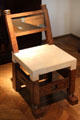 Modern chair inspired by Africa by Pierre Legrain of Paris at Museum of Decorative Arts. Paris, France.