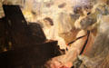 White Ball painting by Joseph-Marius Avy at Petit Palace Museum. Paris, France.