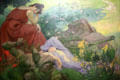 Stay of peace & joy painting by Victor Prouvé at Petit Palace Museum. Paris, France.