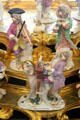 Meissen monkey orchestra members at Petit Palace Museum. Paris, France.