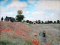 Coquelicots painting by Claude Monet at Musée d'Orsay. Paris, France.