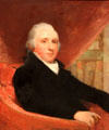 Portrait of a man by Gilbert Stuart at Louvre Museum. Paris, France.