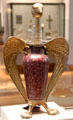 Egyptian or Roman porphyry vase mounted to form Eagle from St Denis at Louvre Museum. Paris, France.