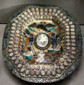 Platter set with cameos from Germany at Louvre Museum. Paris, France.