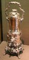 Silver & ivory tea fountain by Charles-Nicolas Odiot of Paris at Louvre Museum. Paris, France.