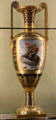 Fuseau vase of Madame Mère with image of Napoleon by Sevres Manuf. at Louvre Museum. Paris, France.