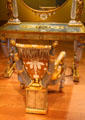 Detail of crystal chair & toilette table by L'Escalier de Cristal of Paris under Marie-Jeanne-Rosalie Desarnaud-Charpentier at Louvre Museum. Paris, France.