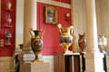 Central display hall at Sèvres National Ceramic Museum. Paris, France.