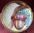 Sèvres porcelain desert plate of service Diane by Hilton McConnico at Sèvres National Ceramic Museum. Paris, France.