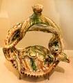 Ceramic snake gourde from northern Italy at Sèvres National Ceramic Museum. Paris, France.