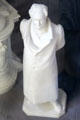 Porcelain bisque statuette of Johann Wolfgang von Goethe by Christian Daniel Rauch of Manuf. KPM at Sèvres National Ceramic Museum. Paris, France.