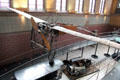 Blériot XI French monoplane used by Louis Blériot for first flight across English Channel at Arts et Metiers Museum. Paris, France.