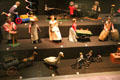 Collection of clockwork figures, toys & automatons at Arts et Metiers Museum. Paris, France.