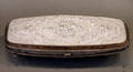 Aluminum cigar case at Arts et Metiers Museum. Paris, France.