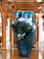 Papillons blancs vase by Émile Gallé at Arts et Metiers Museum. Paris, France.