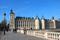 Conciergerie on Ile de la Cité where Marie Antoinette & about 2600 others were imprisoned during the Terror before being taken to the Guillotine. Paris, France
