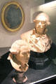 Bust of Maxmilien Robespierre, an influential figure in the French Revolution known both for his high ideals & his ruthlessness in trying to bring his vision to reality at Conciergerie. Paris, France.