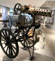 Gatling M APX machine gun made in France at Army Museum at Les Invalides. Paris, France.