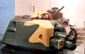Gun turret from French Renault R35 tank at Army Museum at Les Invalides. Paris, France.