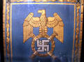 Reichsmarchall Goering's personal flag used during his stay in Paris at Army Museum at Les Invalides. Paris, France.