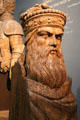 Charlemagne ship figurehead by Toulon dockyard at Musée de la Marine. Paris, France.